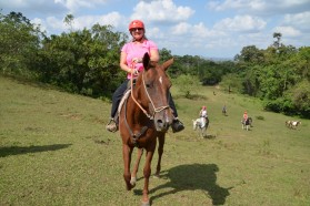 Riding in the mountains of arenal